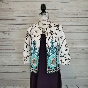 🎈Sale🎈Coldwater Creek flower print open jacket